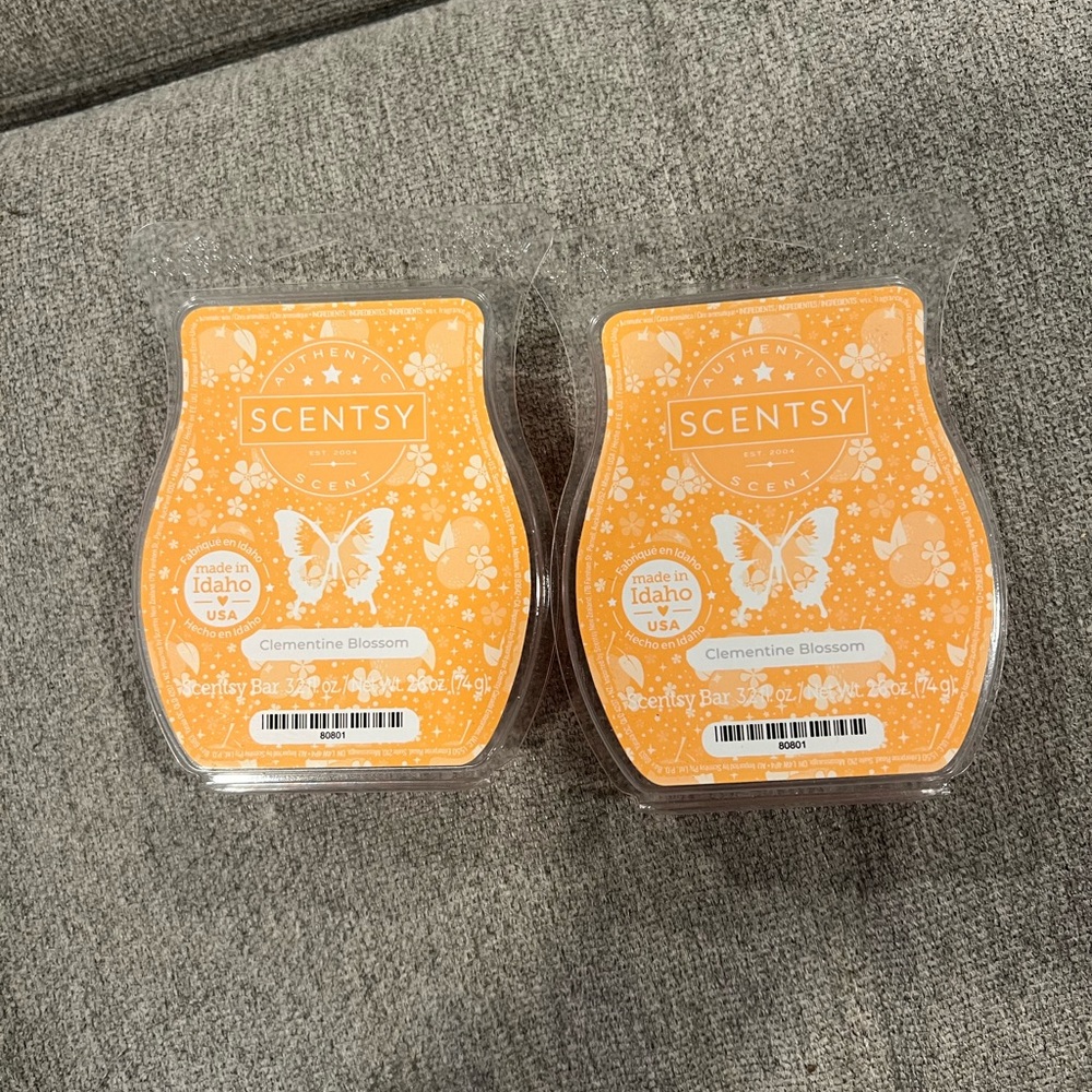 Scents clementine blossom wax bars